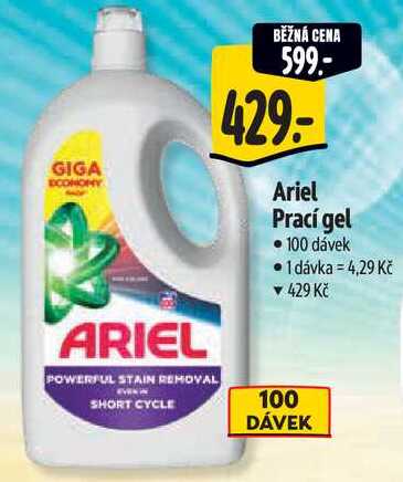 Ariel Prací gel, 100 dávek Albert