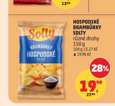 HOSPODSKÉ HOSPODSKÉ BRAMBURKY SOLTY 150g