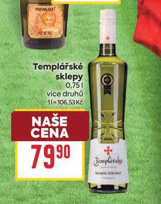 Templářské sklepy 0,75l