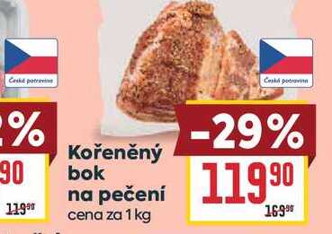 Kořeněný bok na pečení cena za 1 kg 