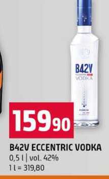 B42V ECCENTRIC VODKA 0,5l vol. 42%
