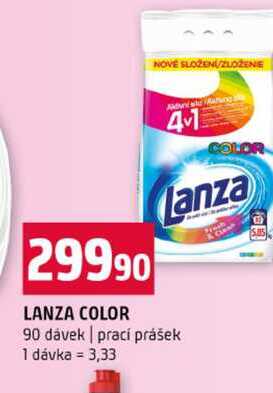 LANZA COLOR 90 dávek prací prášek Terno