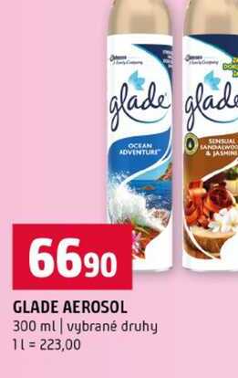 GLADE AEROSOL 300 ml vybrané druhy Terno