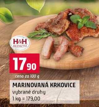 MARINOVANÁ KRKOVICE vybrané druhy 
