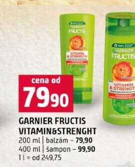 GARNIER FRUCTIS VITAMIN&STRENGHT 200 ml balzám 400 ml sampon Terno
