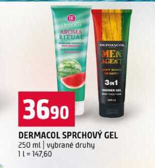 DERMACOL SPRCHOVÝ GEL 250 ml vybrané druhy Terno