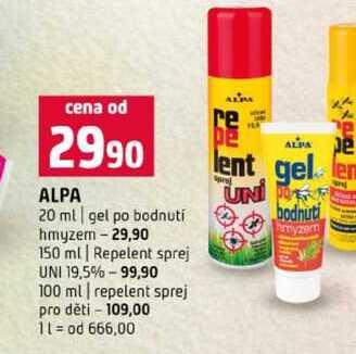 ALPA 20 ml gel po bodnutí hmyzem Terno