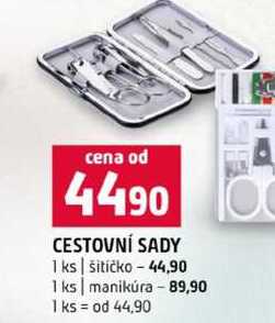 CESTOVNÍ SADY 1 ks šitíčko 1 ks manikúra Terno