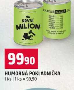 HUMORNÁ POKLADNIČKA 1 ks Terno