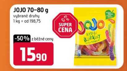 JOJO 70-80 g vybrané druhy