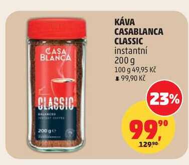 KÁVA CASABLANCA CLASSIC instantní 200g