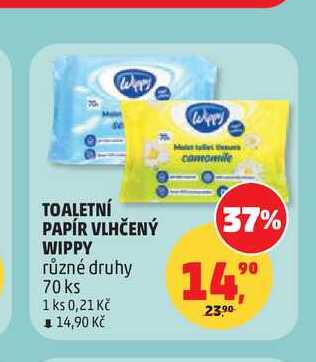 TOALETNÍ PAPÍR VLHČENÝ WIPPY 70 ks