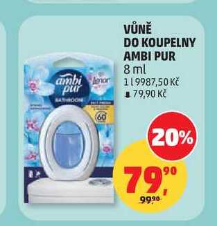 Vůně do koupelny AMBI PUR 8 ml Penny Market