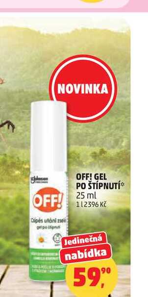 OFF! GEL PO ŠTÍPNUTÍ 25 ml Penny Market