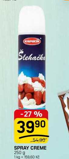 SPRAY CREME 250 g