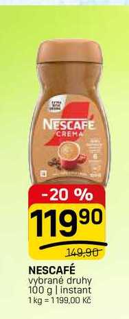 NESCAFÉ vybrané druhy 100 g | instant 