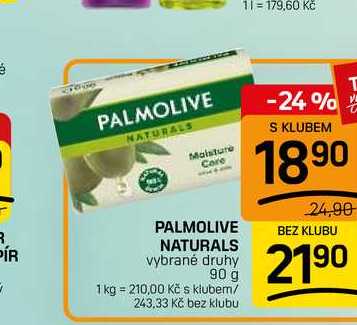 PALMOLIVE NATURALS vybrané druhy 90 g