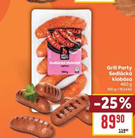 Grill Party Sedlácká klobása 460 g 