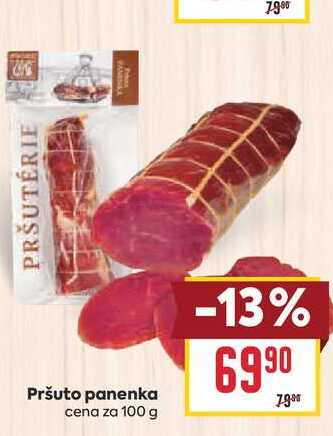 Pršuto panenka cena za 100 g 