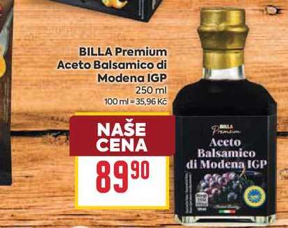 BILLA Premium Aceto Balsamico di Modena IGP 250 ml