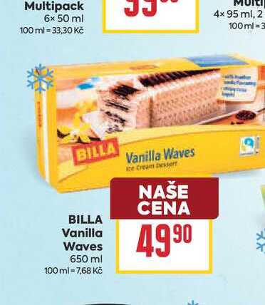 BILLA Vanilla Waves 650 ml