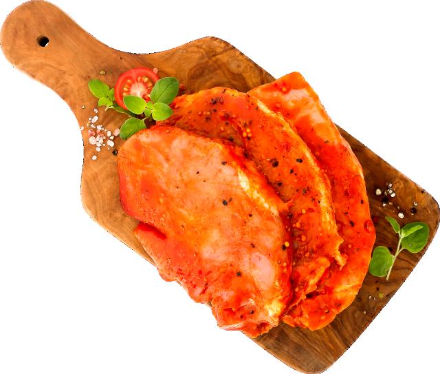 Marinovaná vepřová kotleta BBQ
