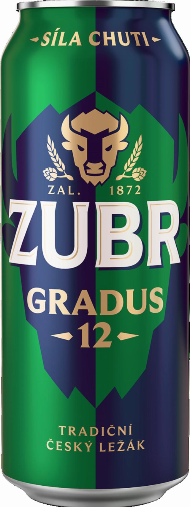 Zubr Gradus Pivo světlý ležák