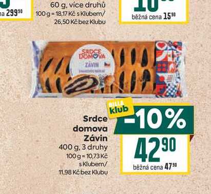Srdce domova Závin 400 g