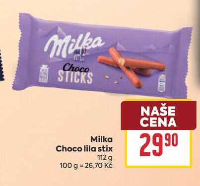 Milka Choco lila stix 112 g 