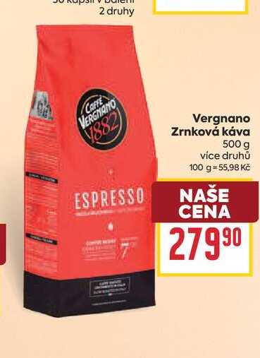 Vergnano Zrnková káva 500 g