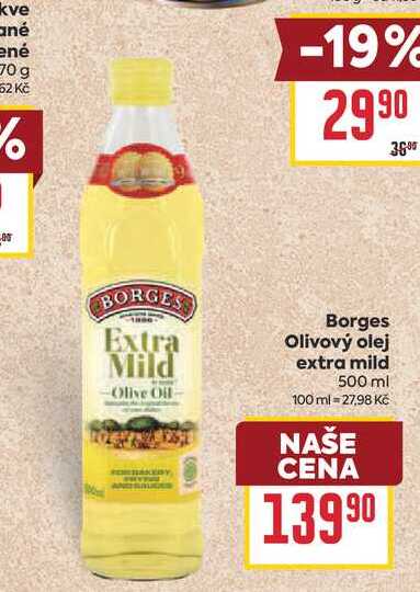 Borges Olivový olej extra mild 500 ml