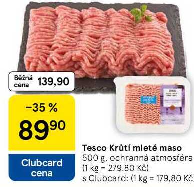 Tesco Krůtí mleté maso, 500 g
