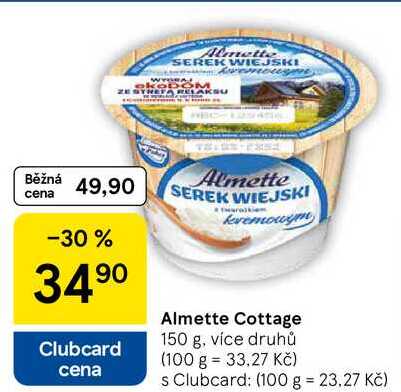 Almette Cottage, 150 g, více druhů  
