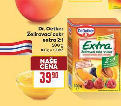 Dr. Oetker Želírovací cukr extra 2:1 100 g