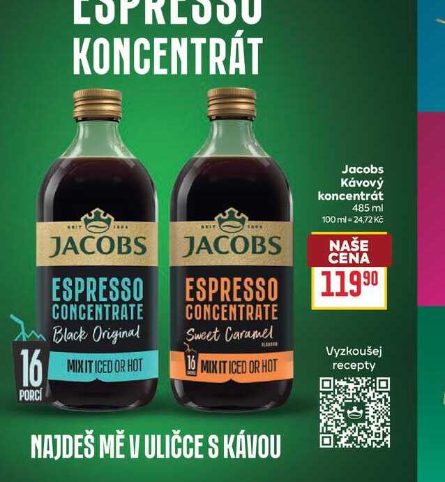 Jacobs Kávový koncentrát 485 ml