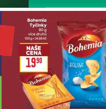 Bohemia Tyčinky 80 g 