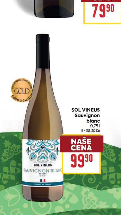 SOL VINEUS Sauvignon blanc 0,75l