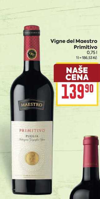 Vigne del Maestro Primitivo 0,75l