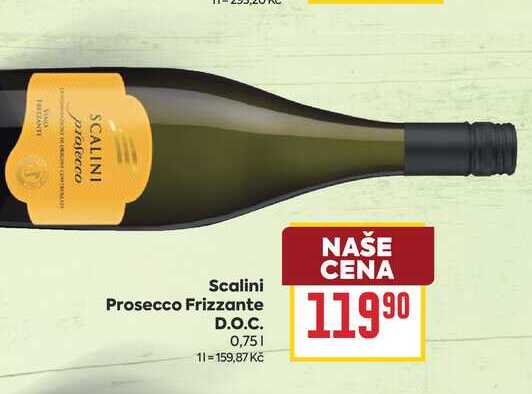 Scalini Prosecco Frizzante D.O.C. 0,75l