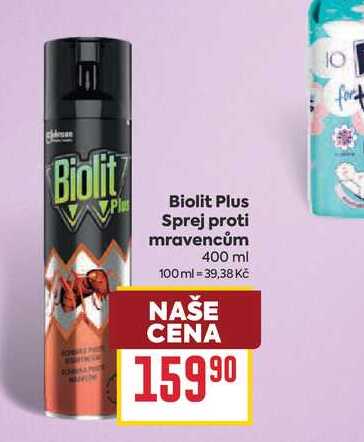 Biolit Plus Sprej proti mravencům 400 ml BILLA