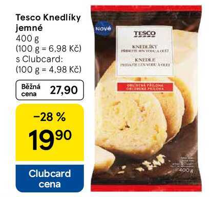Tesco Knedlíky jemné, 400 g