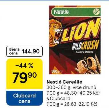 Nestlé Cereálie, 300-360 g, více druhů