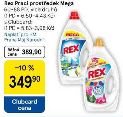 Rex Prací prostředek Mega, 60-88 PD, více druhů  