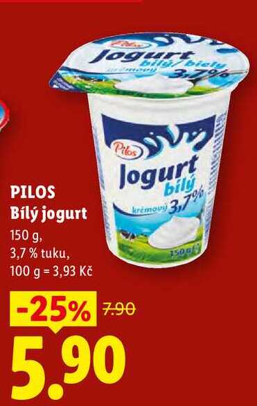 PILOS Bílý jogurt, 150 g