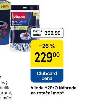 Vileda H2PRO Náhrada Drami, na rotační mop Tesco