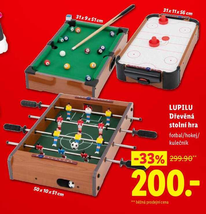 LUPILU Dřevěná stolní hra Lidl