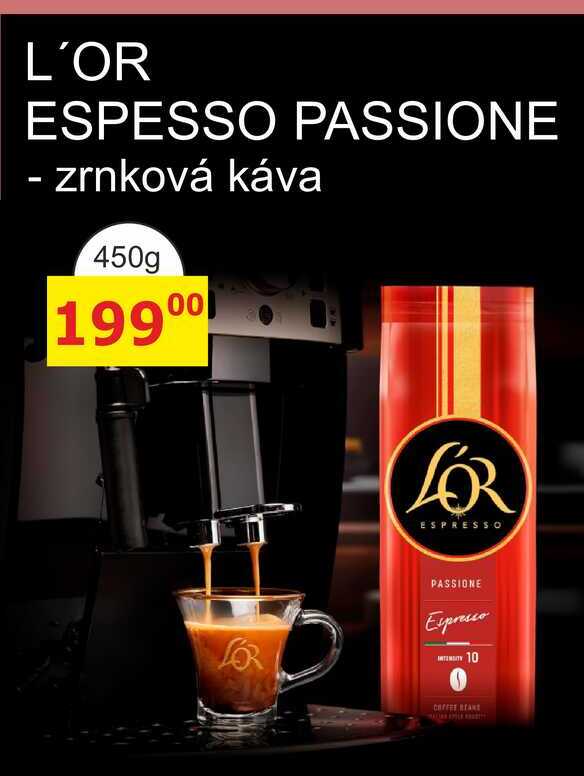 L'OR ESPESSO PASSIONE - zrnková káva 450g