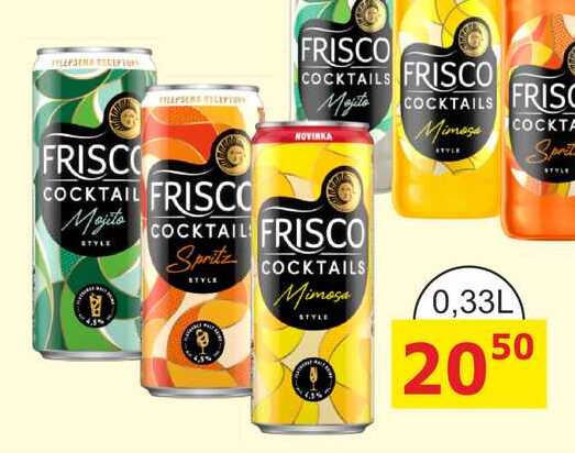 Frisco míchaný nápoj 330ml, plech