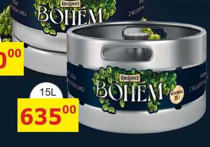 KRUŠOVICE BOHÉM 15L sud