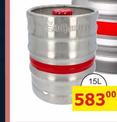 Svijany Svijanský Máz, světlý ležák, 15l sud